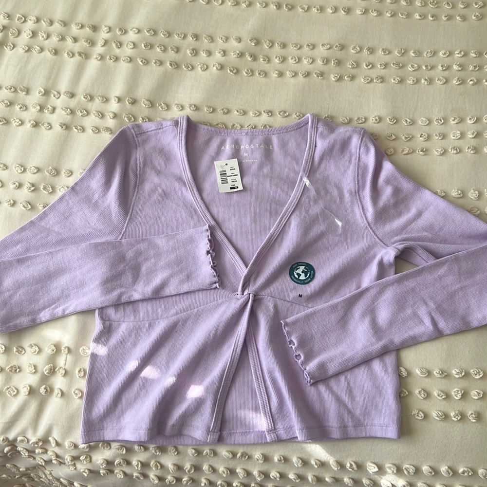 light purple soft long sleeve